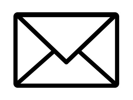 Mail, envelope, letter icon vector image. Can also be used for email and communication. Suitable for use on web apps, mobile apps and print media.のイラスト素材