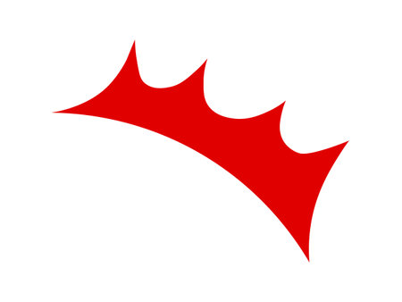 This is a red surprise mark. Flat style vector illustration.のイラスト素材