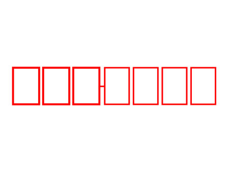 This is an illustration of a postal code frame.のイラスト素材
