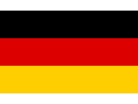 Flag of Germany. Official colors and proportion correctly. National flag of Germany.のイラスト素材