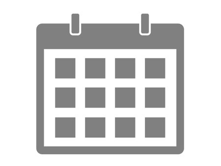 This is an illustration of a calendar icon (schedule mark).のイラスト素材