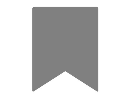 This is an illustration of a save mark (bookmark icon).のイラスト素材