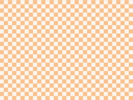 This is an illustration of an orange checkered pattern (plaid pattern) background.のイラスト素材