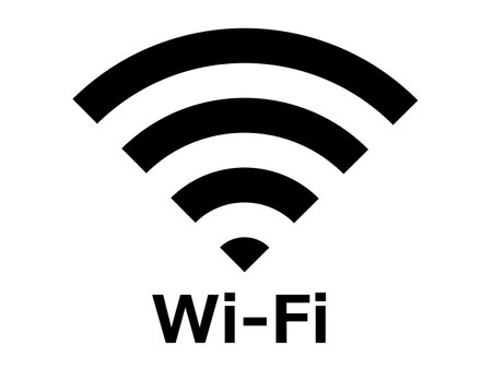 This is a Wi-Fi icon illustration.のイラスト素材