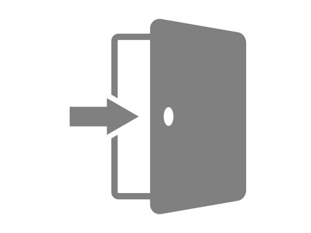 This is an illustration of the login icon (entry mark).のイラスト素材
