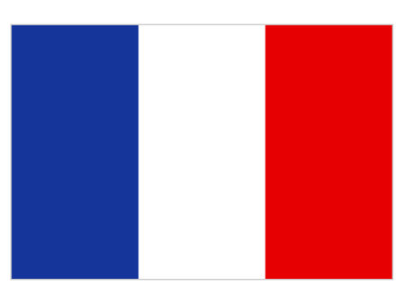 An illustration of the French flag.のイラスト素材