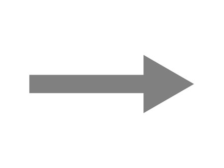 This is an illustration of a rightward arrow icon.のイラスト素材
