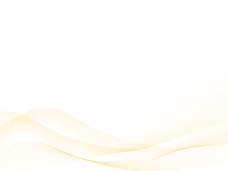 This is an illustration of a beige wave background (wave frame).の写真素材