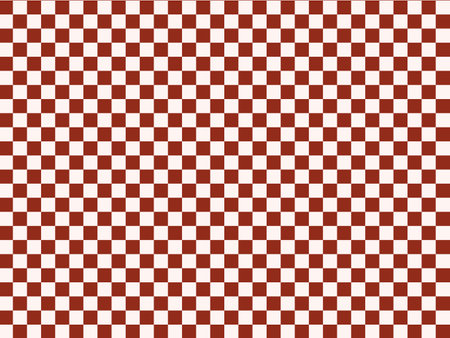This is an illustration of a brown checkered background.の写真素材