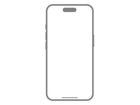 This is an illustration of a smartphone icon (smartphone mark).のイラスト素材