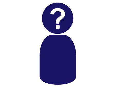 An illustration of a mysterious person's silhouette icon.のイラスト素材