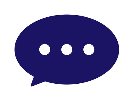 An illustration of a message mark (comment icon).のイラスト素材