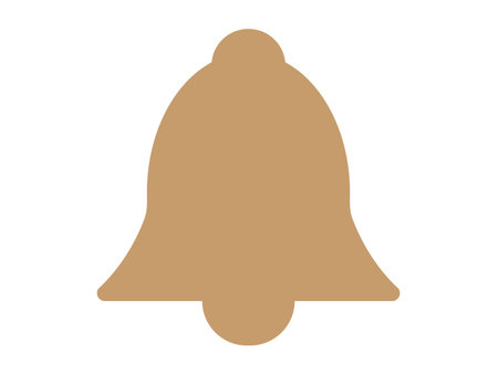 This is an illustration of a notification icon (bell mark).のイラスト素材