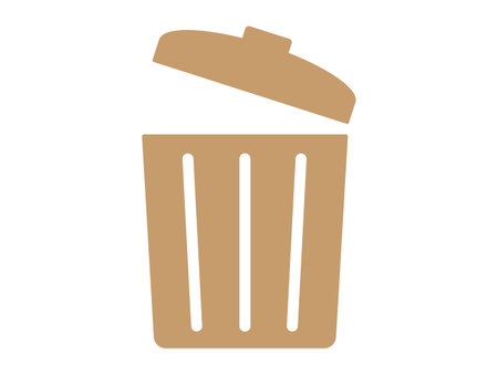 This is an illustration of a trash can icon (delete mark).のイラスト素材