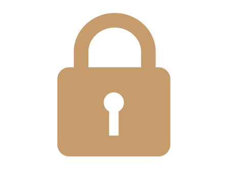 This is an illustration of a padlock icon (locked key mark).のイラスト素材