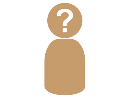 A silhouette illustration of a mysterious person.のイラスト素材
