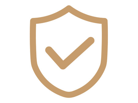 This is an illustration of a security icon (shield and check).のイラスト素材
