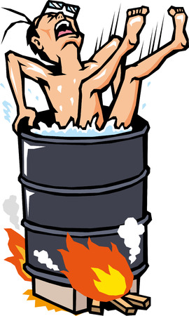 Drum bathのイラスト素材