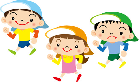 Kindergarten pupilのイラスト素材