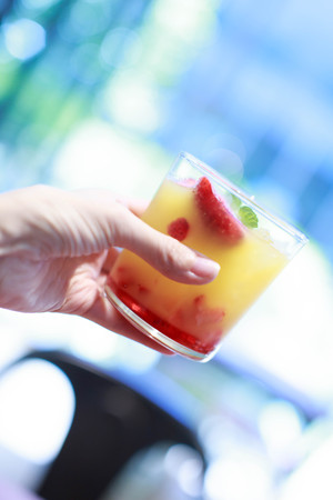 Sangria cup of drink