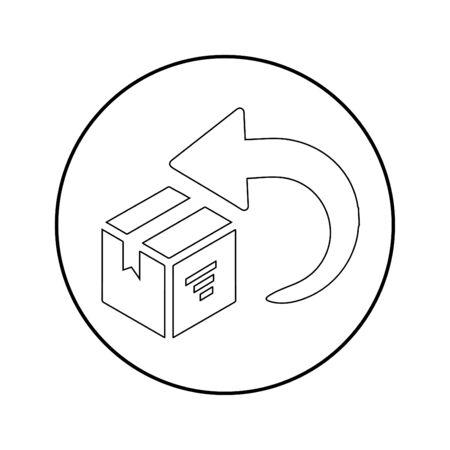 Well organized and fully editable Box, delivery, easy returns, return Icon for any use like print media, web, commercial use or any kind of design project. Hope this icon help you. Thanks for using it.のイラスト素材