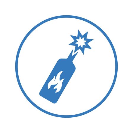 Bomb, attack, exploding, dynamite, TNT icon. Well organized and fully editable Vector.のイラスト素材