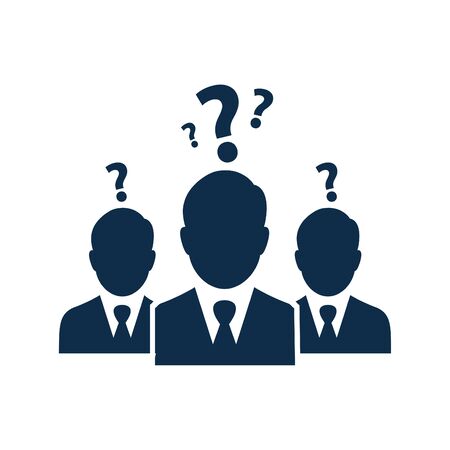 Query, Ask, Question Iconのイラスト素材