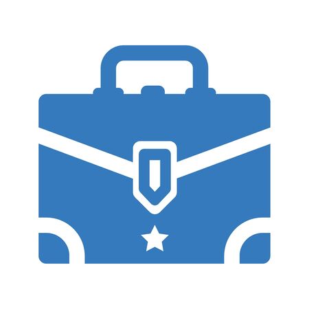 briefcase, suitcase, job bag iconのイラスト素材