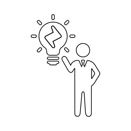 Beautiful design and fully editable Business Idea, Planning, Smart Idea Icon for commercial, print media, web or any type of design projects.のイラスト素材