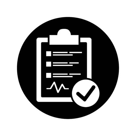 Beautiful design and fully editable Diagnostic Report Icon for commercial, print media, web or any type of design projects.のイラスト素材