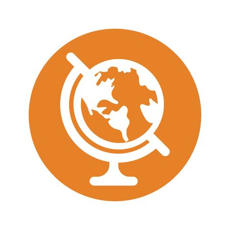 Beautiful design and fully editable Desk Globe Icon for commercial, print media, web or any type of design projects.のイラスト素材
