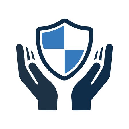 Beautiful design and fully editable Security Shield Icon, Employment Security Icon for commercial, print media, web or any type of design projects.のイラスト素材
