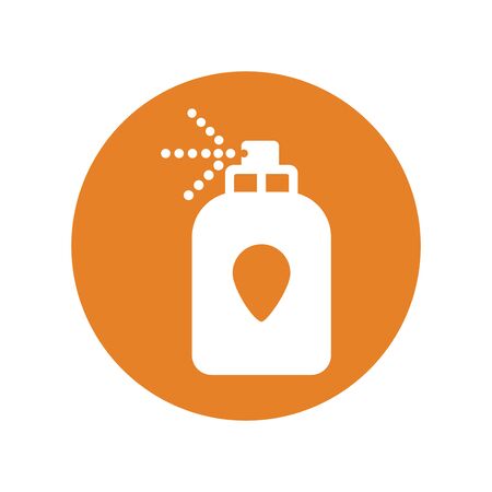 Pixel perfect Gas cylinder icon, paint, spray for commercial, print media, web or any type of design projects.のイラスト素材