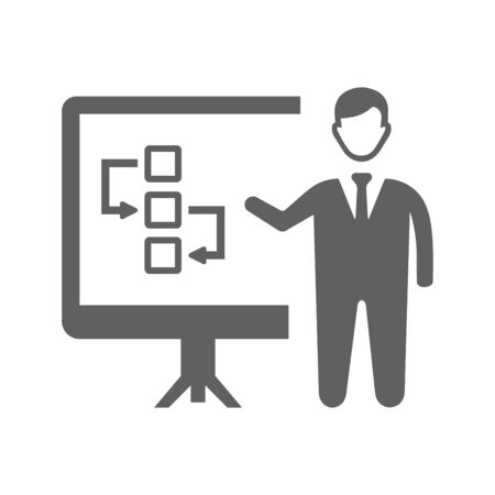 Nice design of the Planning icon, strategy, workflow structure for commercial, print media, web or any type of design projects.のイラスト素材
