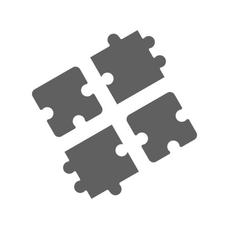 Beautiful design and fully editable Puzzle icon, solution, strategy, game for commercial, print media, web or any type of design projects.のイラスト素材