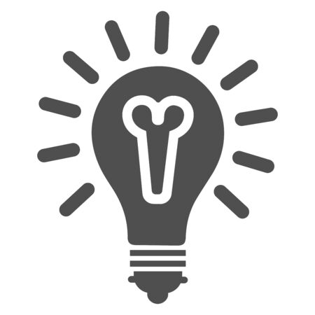 Well organized and fully editable Light bulb Icon, brainstorming, vector graphics for any use like print media, web, stock images, commercial use or any kind of design project.のイラスト素材