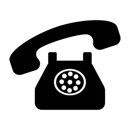 Telephone, call, communication, calling icon, vector graphics for various use.のイラスト素材