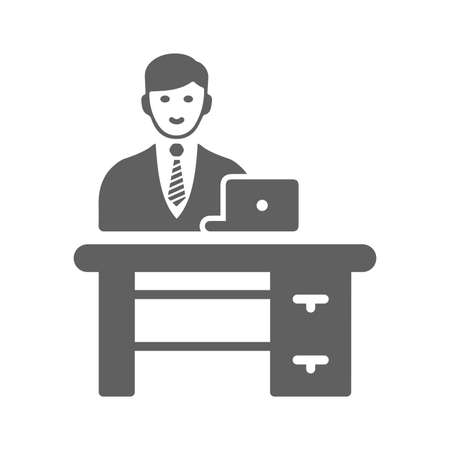Office working group icon. Use for commercial, print media, web or any type of design projects.のイラスト素材