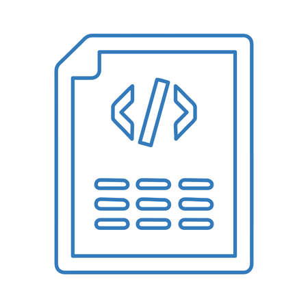 Coding, html code icon. Beautiful design and fully editable vector for commercial, print media, web or any type of design projects.のイラスト素材