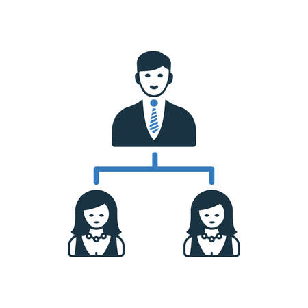 Team leader, boss icon. Perfect use for print media, web, stock images, commercial use or any kind of design project.のイラスト素材