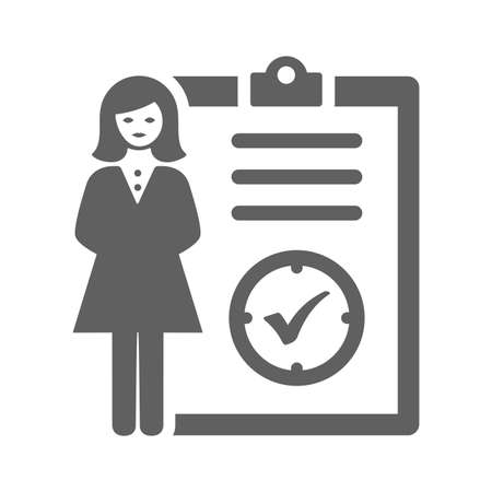 Work, task complete icon. Beautiful, meticulously designed icon. Well organized and editable Vector for any uses.のイラスト素材
