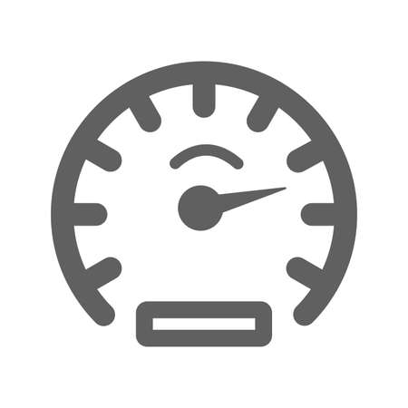 Speed meter icon. Perfect use for print media, web, stock images, commercial use or any kind of design project.のイラスト素材