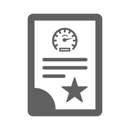 Office project file icon. Use for commercial, print media, web or any type of design projects.のイラスト素材
