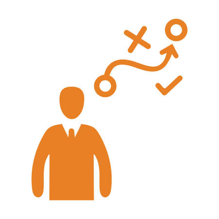 Business planning, strategy icon. Beautiful, meticulously designed icon. Well organized and editable Vector for any uses.のイラスト素材