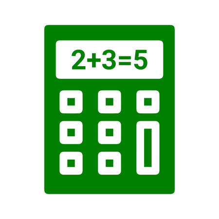 Calculation, calculator icon. Beautiful, meticulously designed icon. Well organized and editable Vector for any uses.のイラスト素材