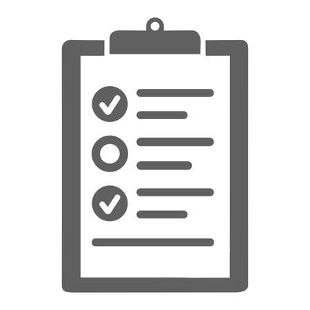 Check list icon. Use for commercial, print media, web or any type of design projects.のイラスト素材