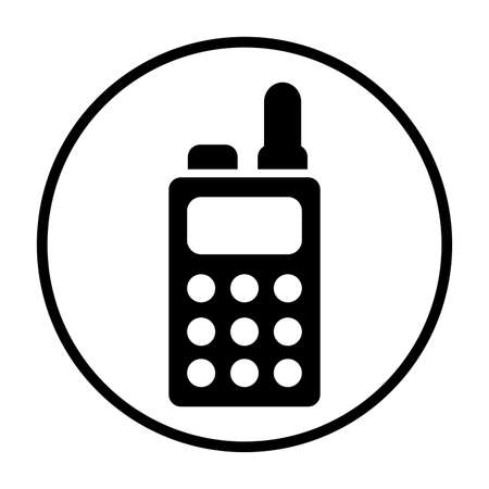 Walkie talkie icon. Beautiful, meticulously designed icon. Well organized and editable Vector for any uses.のイラスト素材