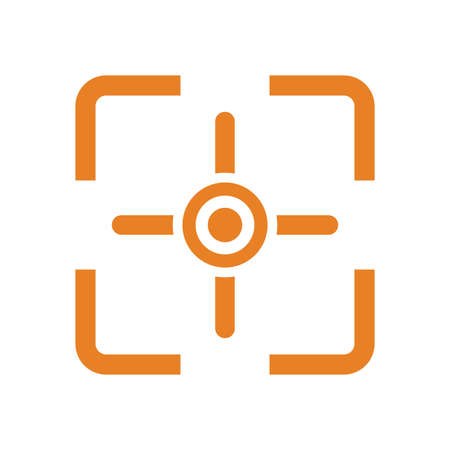 Camera focus point icon - Well organized and editable Vector design using in commercial purposes, print media, web or any type of design projects.のイラスト素材