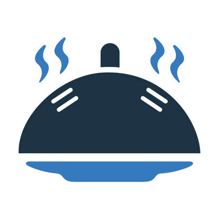 Restaurant, serving icon is use in designing and developing websites, commercial, print media, web or any type of design project.のイラスト素材