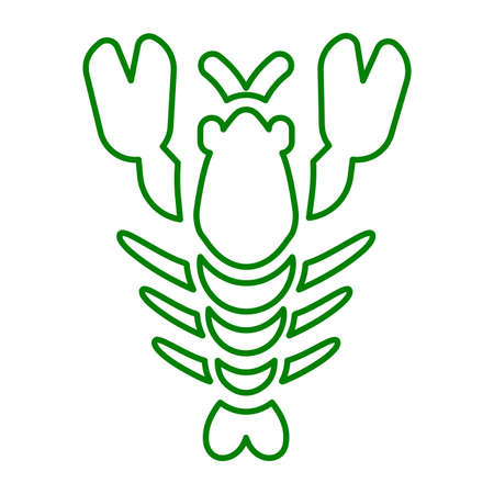 Prawn, lobster iconのイラスト素材